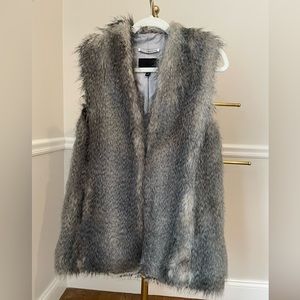 Banana Republic Faux Fur Vest